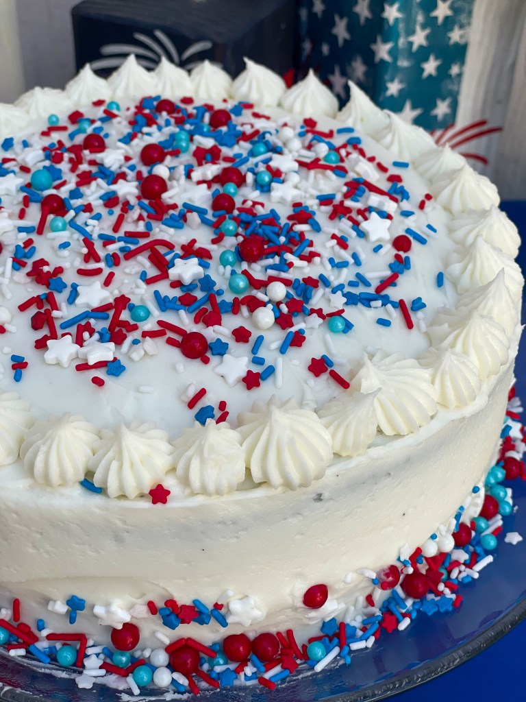 Chocolate 4th of July Cake
